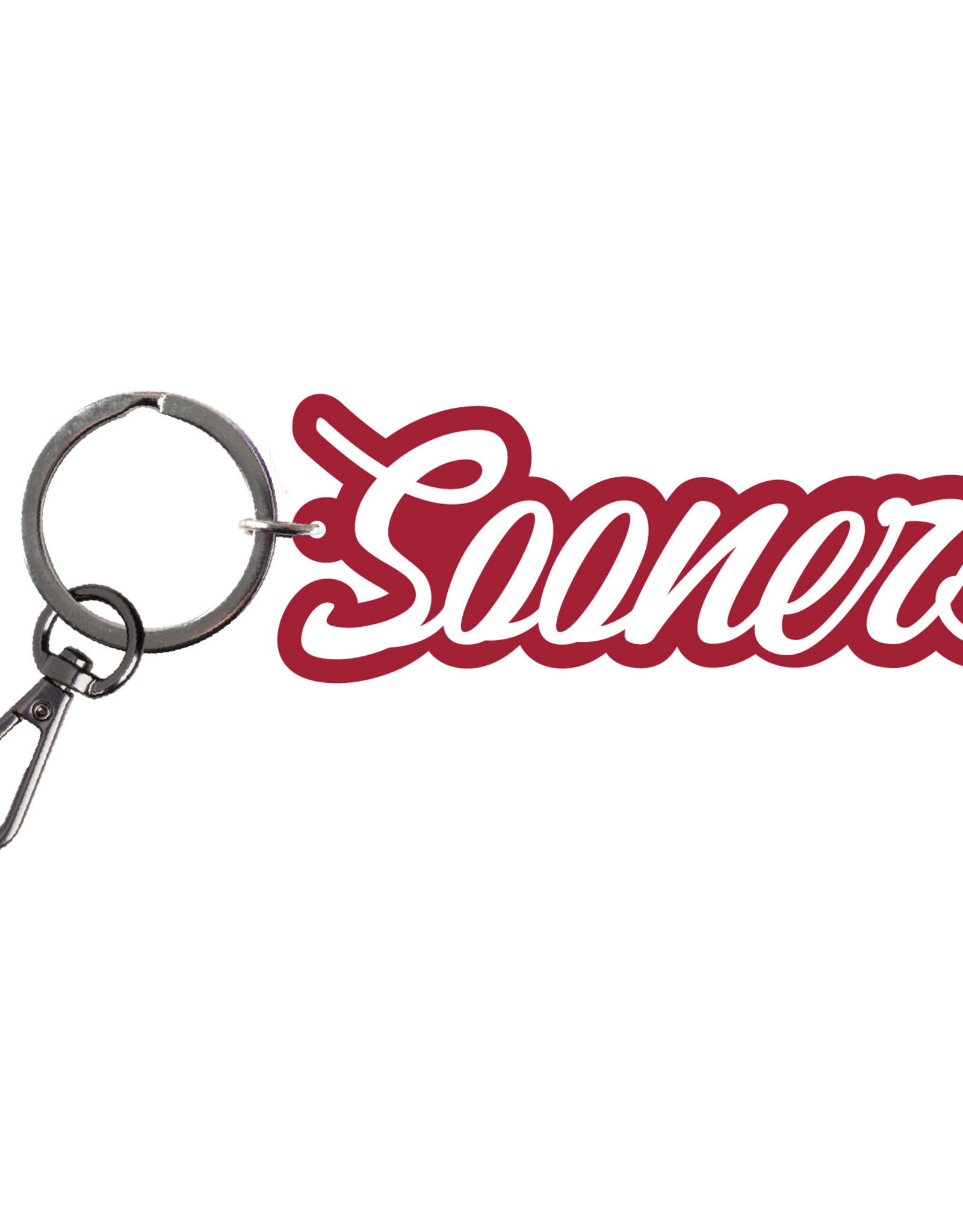 Neil Enterprises Sooners Acrylic Ziva Keytag