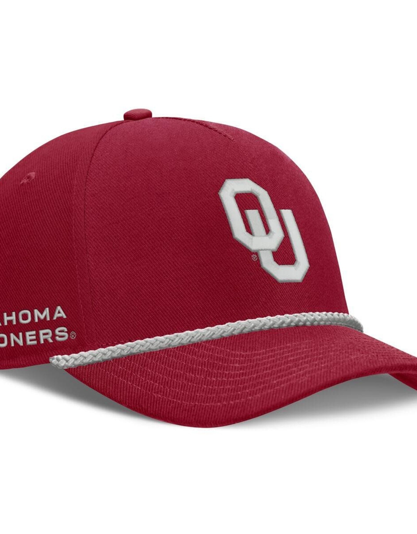 Jordan Jordan OU Oklahoma Sooners Cord Crimson Structured Rise Cap