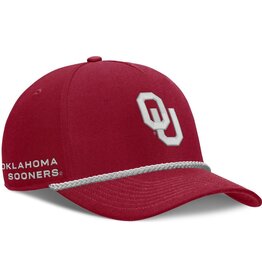 Jordan Jordan OU Oklahoma Sooners Cord Crimson Structured Rise Cap