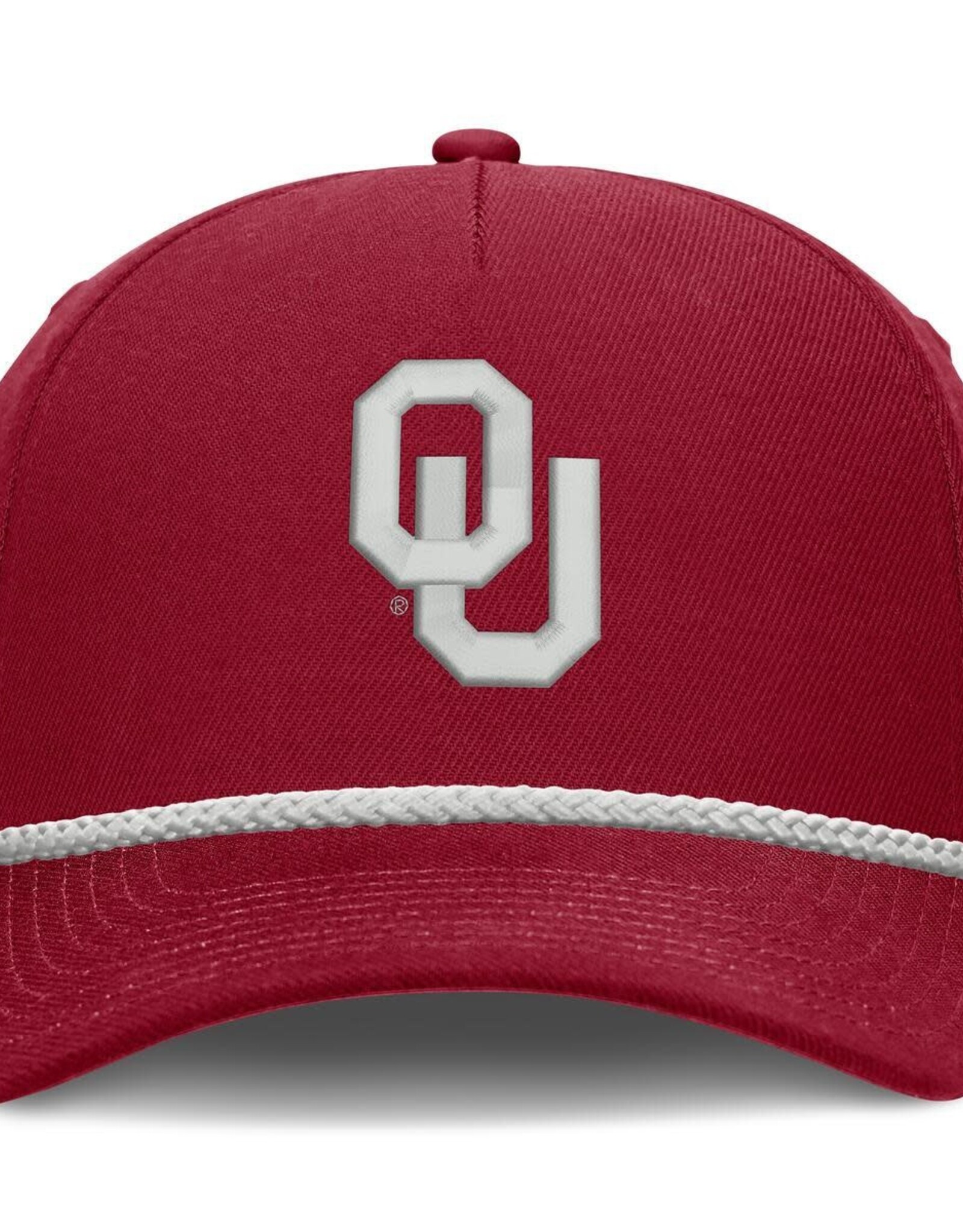 Jordan Jordan OU Oklahoma Sooners Cord Crimson Structured Rise Cap