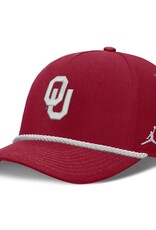 Jordan Jordan OU Oklahoma Sooners Cord Crimson Structured Rise Cap