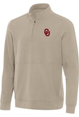 Antigua Men's Echelon Taupe Quarter Zip