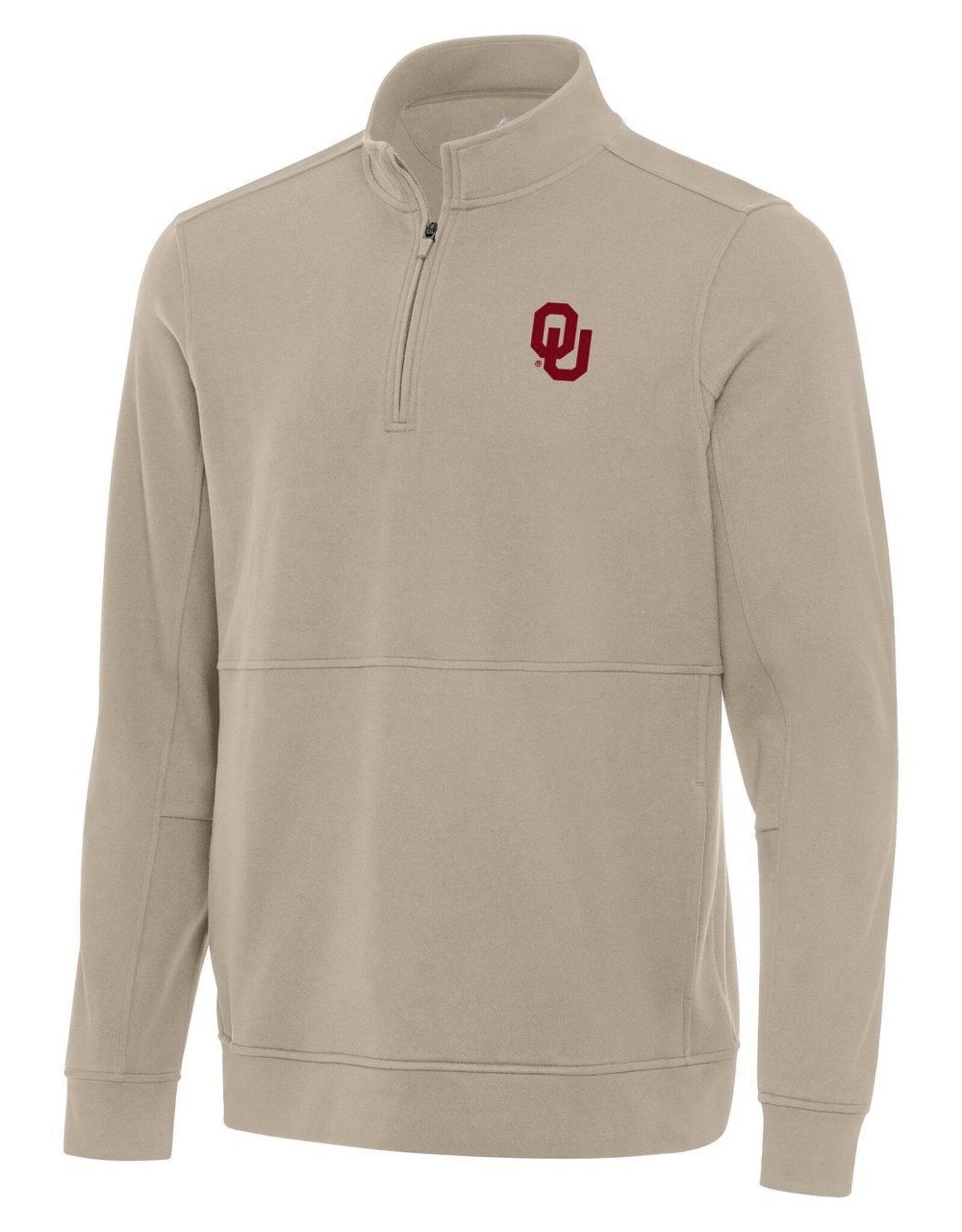 Antigua Men's Echelon Taupe Quarter Zip