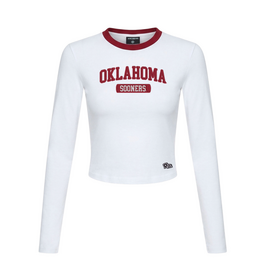 Hype & Vice University of Oklahoma L/S Baby Tee