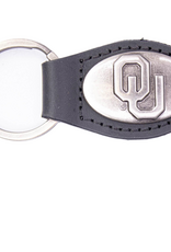 Zep-Pro Zep-Pro OU Black Leather Key Fob