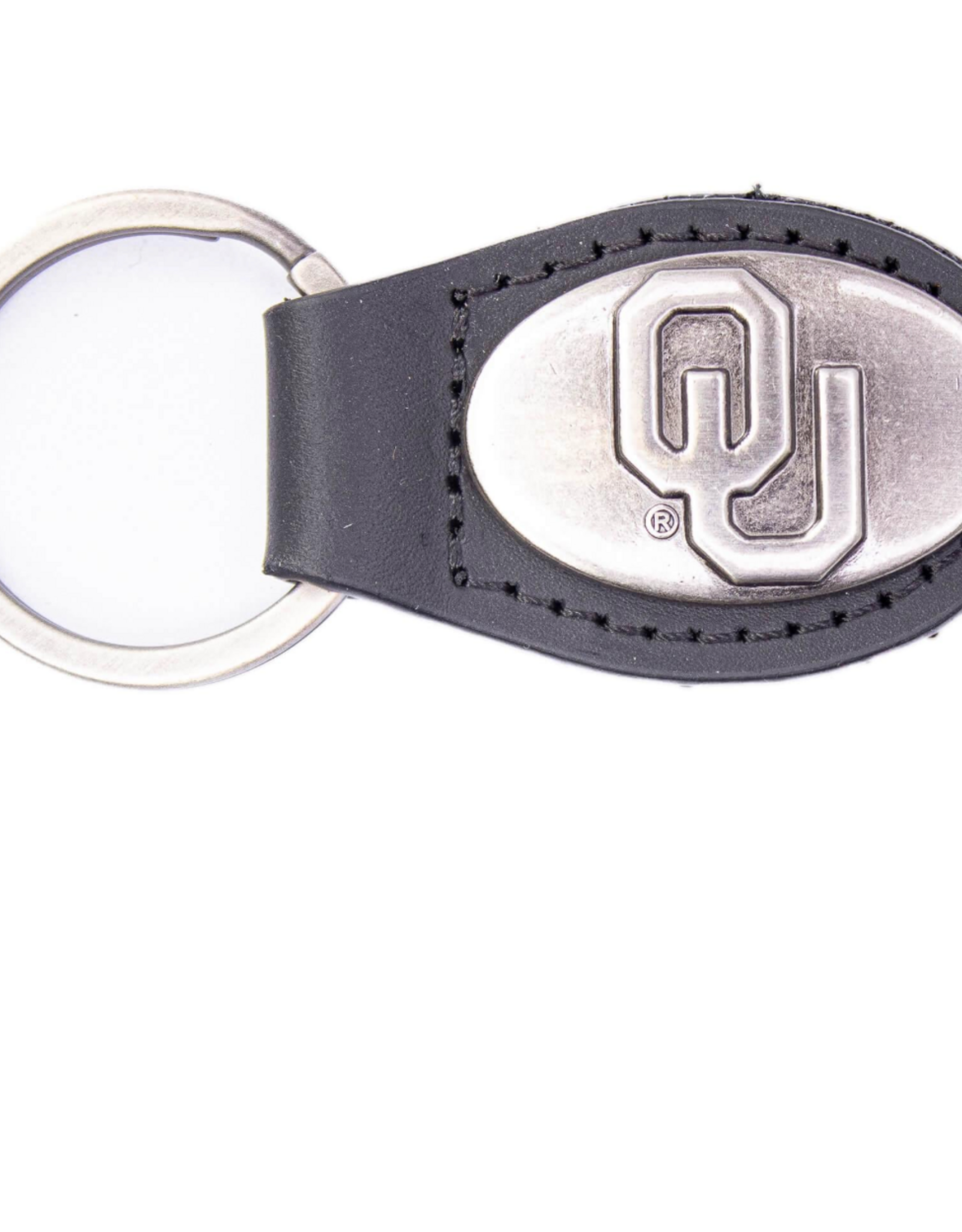 Zep-Pro Zep-Pro OU Black Leather Key Fob