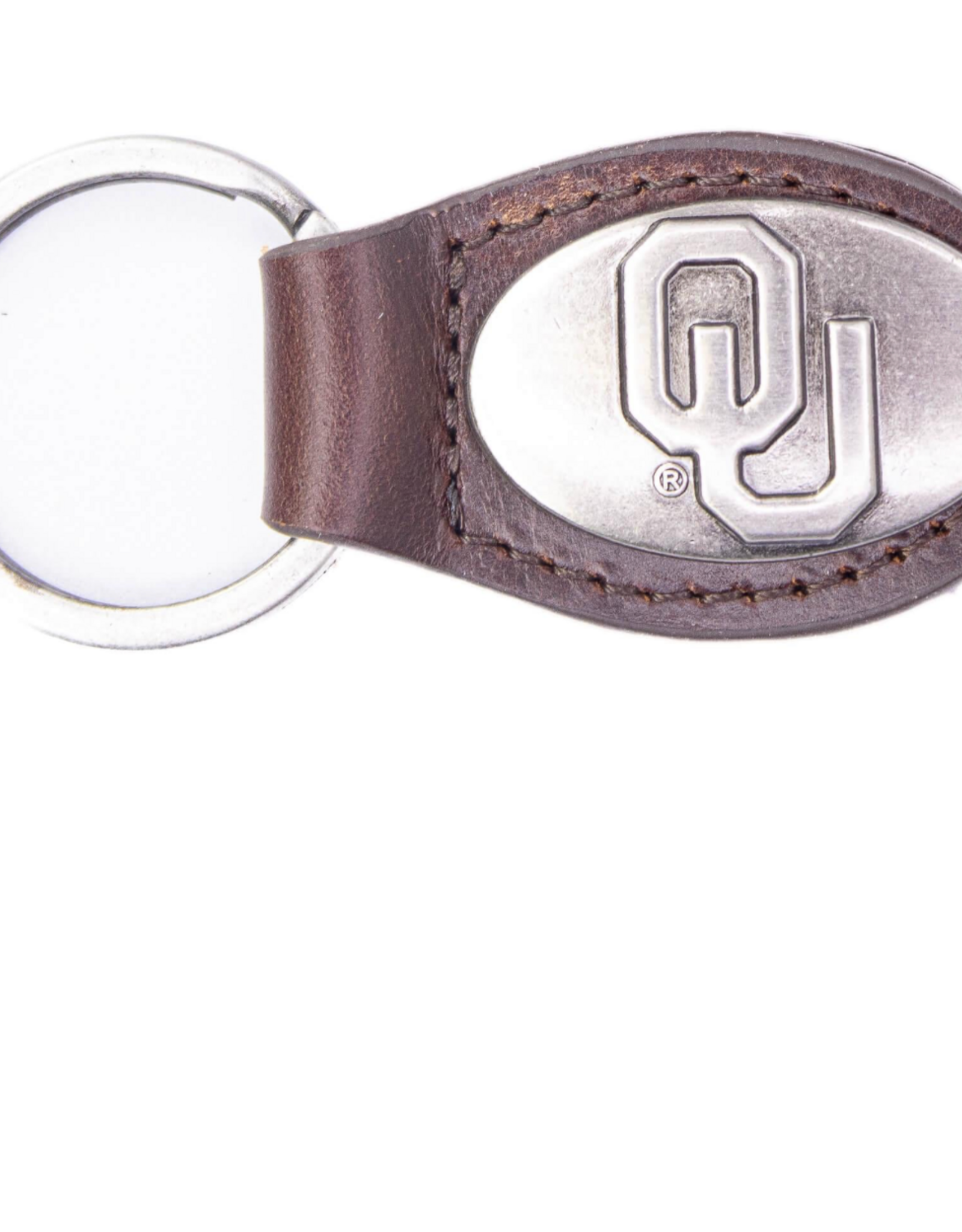 Zep-Pro Zep-Pro OU Brown Leather Key Fob
