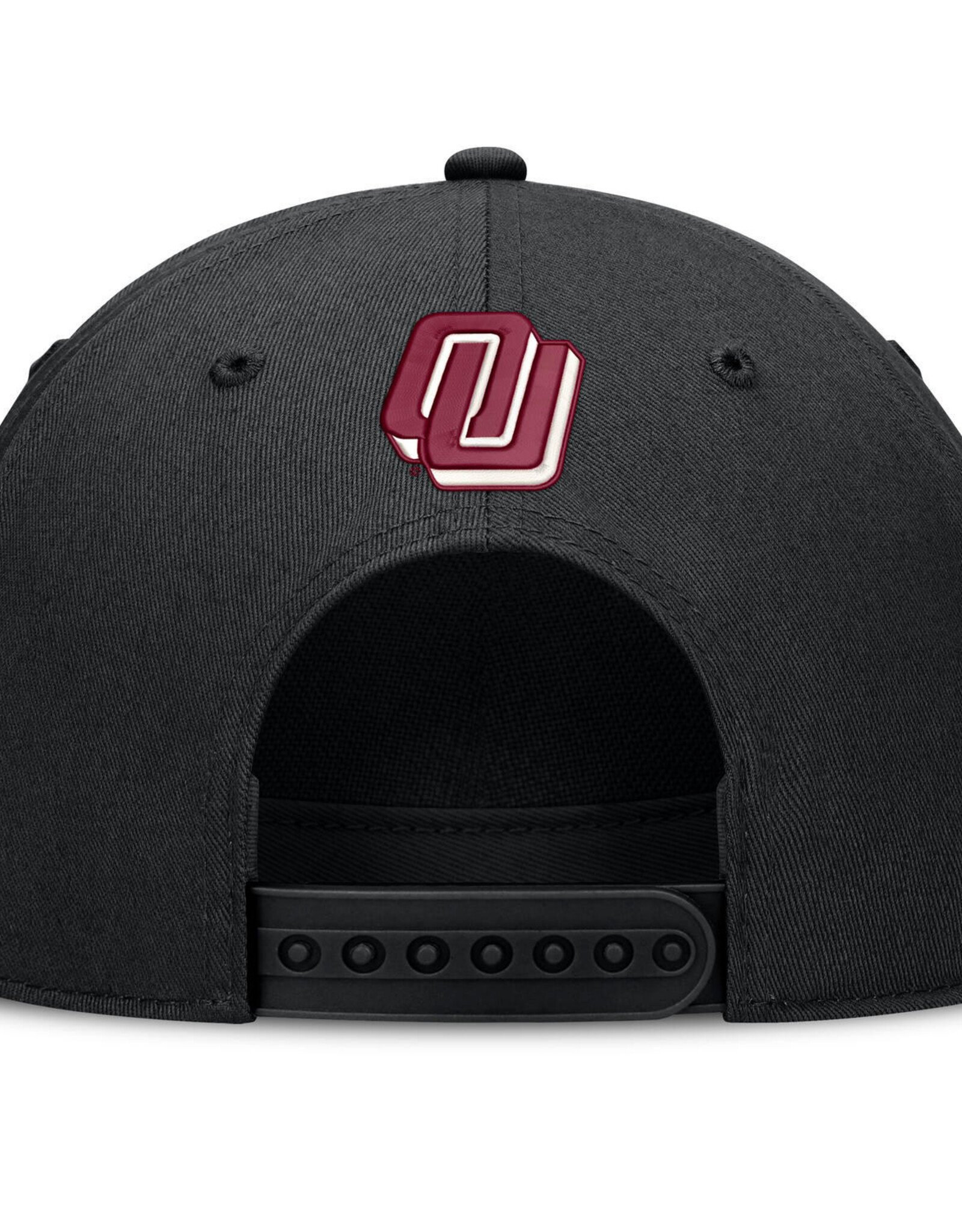 Nike Black/White OU Sooners Script Corded Rise Cap