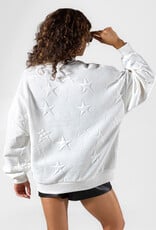 Gameday Couture Women's Embossed Stars Crewneck Sweatshirt