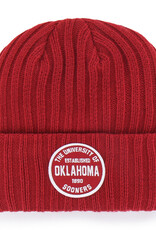 '47 Brand Oklahoma Sooners Cayenne Ribbed Snowdrift 47' Cuff Knit