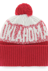 '47 Brand Oklahoma Sooners Cayenne Bone Chill 47' Cuff Knit