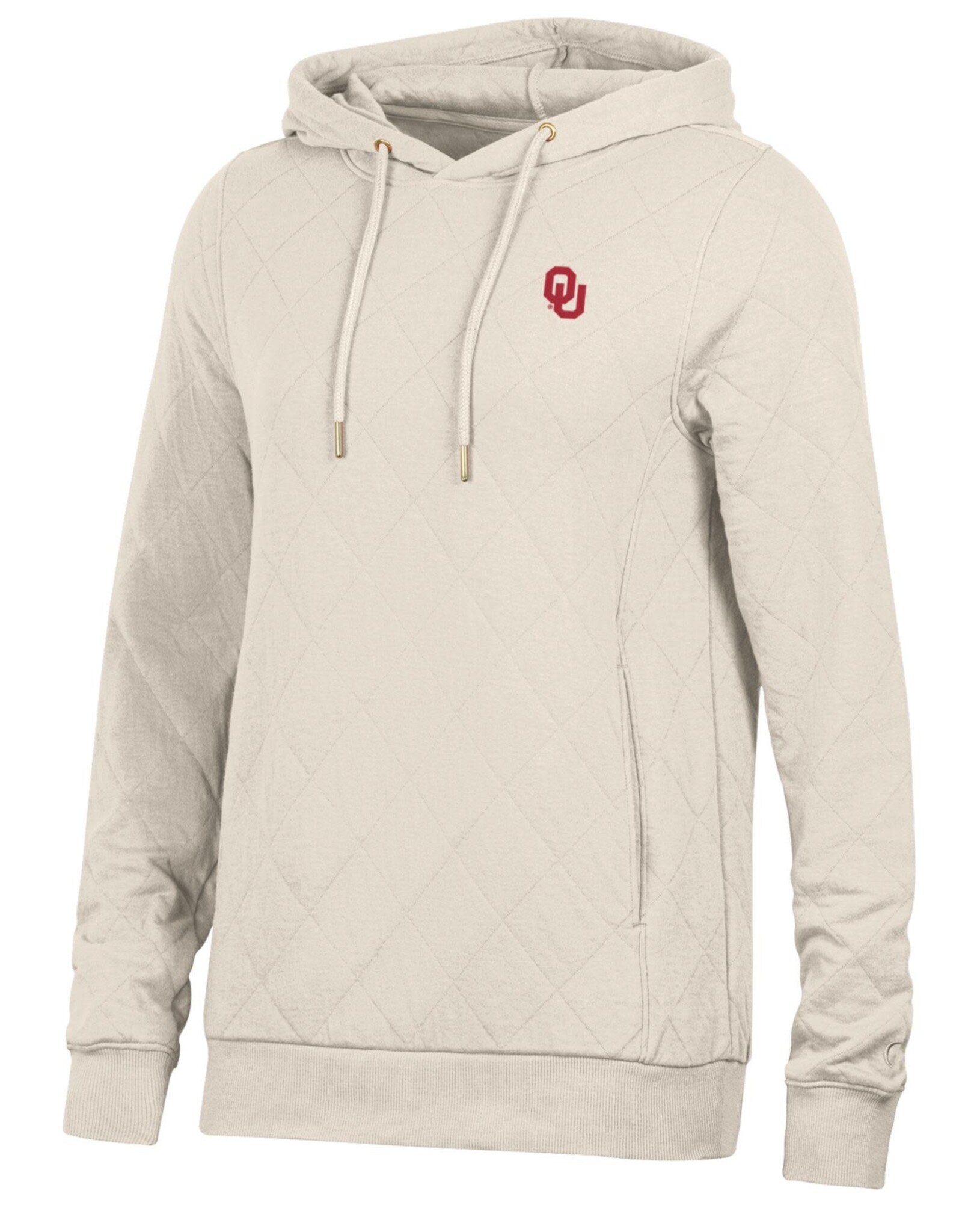 Gear For Sports Women's OU White Quilted Pullover