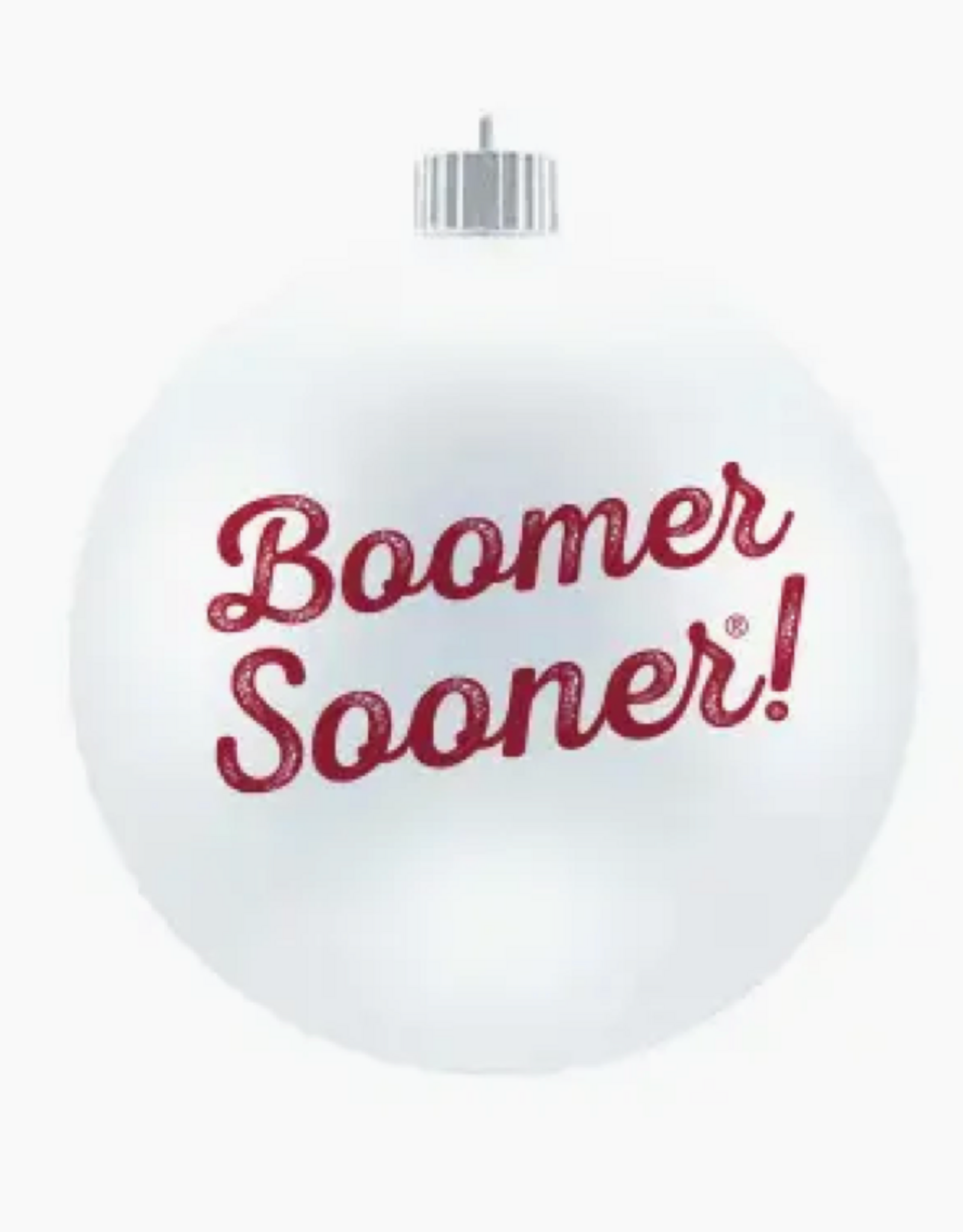 Valiant Gifts Oklahoma Spirit Glass Ball Ornament