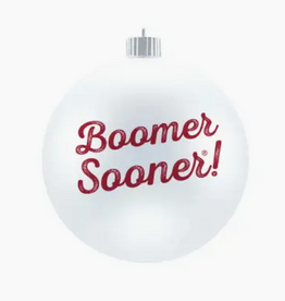 Valiant Gifts Oklahoma Spirit Glass Ball Ornament