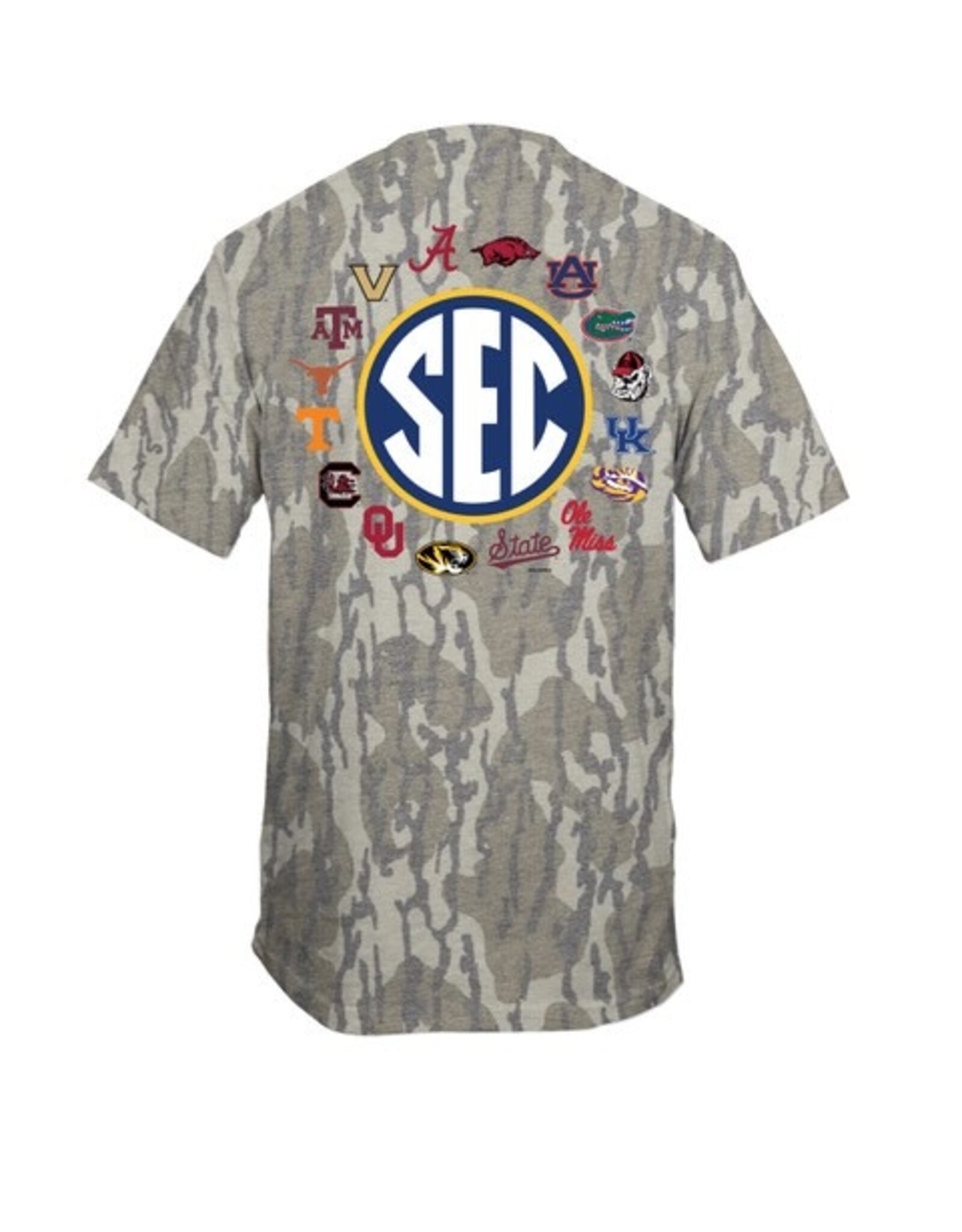 New World Graphics Men's Camo SEC Logo's Tee