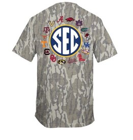 New World Graphics Men's Camo SEC Logo's Tee