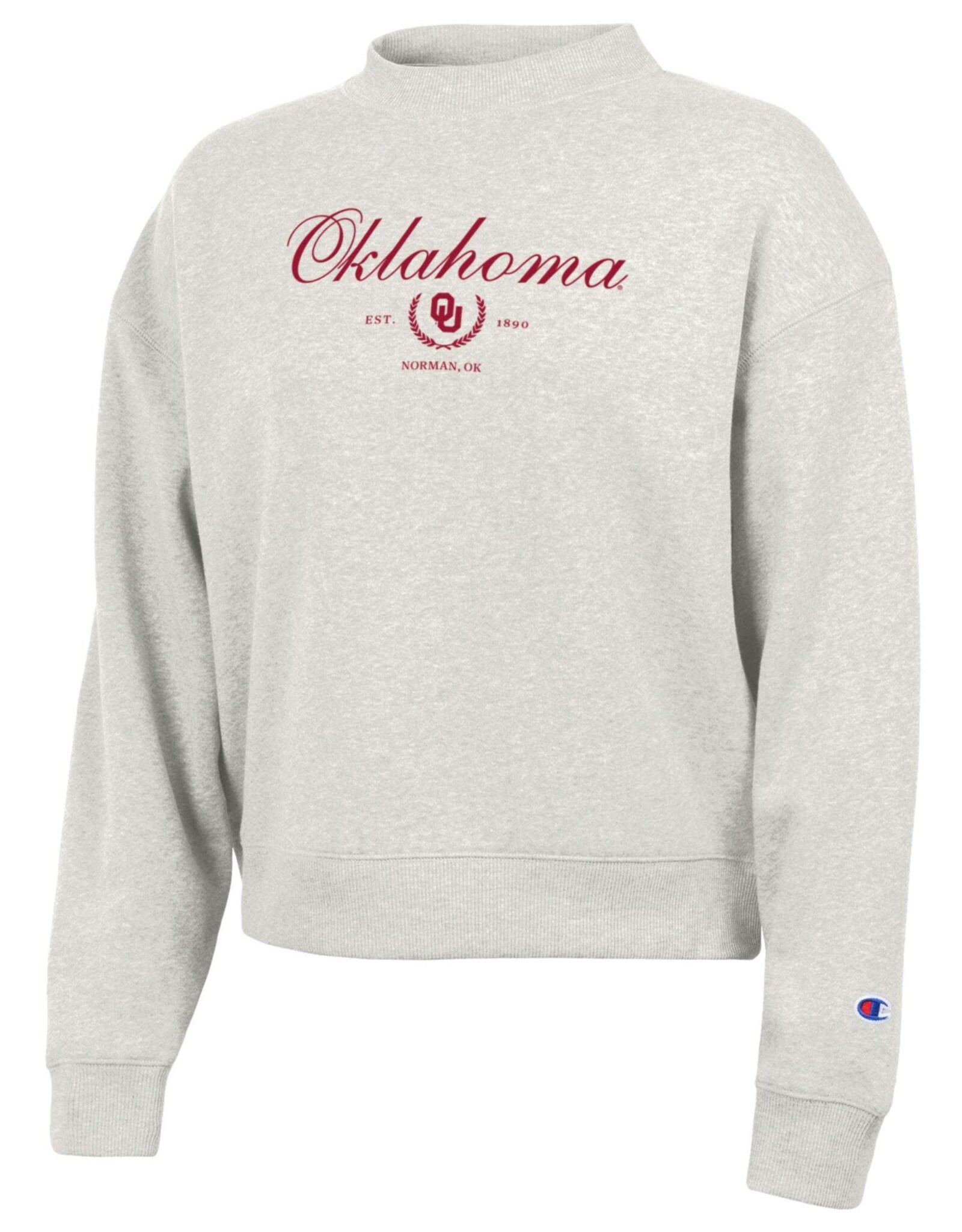 Champion Oklahoma Script Ivy Cropped Crew