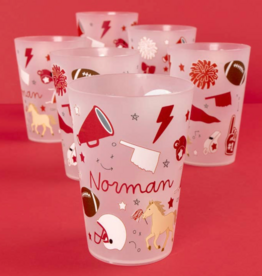 Callie Danielle Norman Football Game-day 6-Pk 16oz Cups
