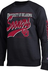 Champion OU Script "All Star" Black Fleece Crew