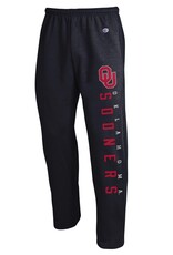 Champion OU Oklahoma Sooners Open Leg Black Sweatpants