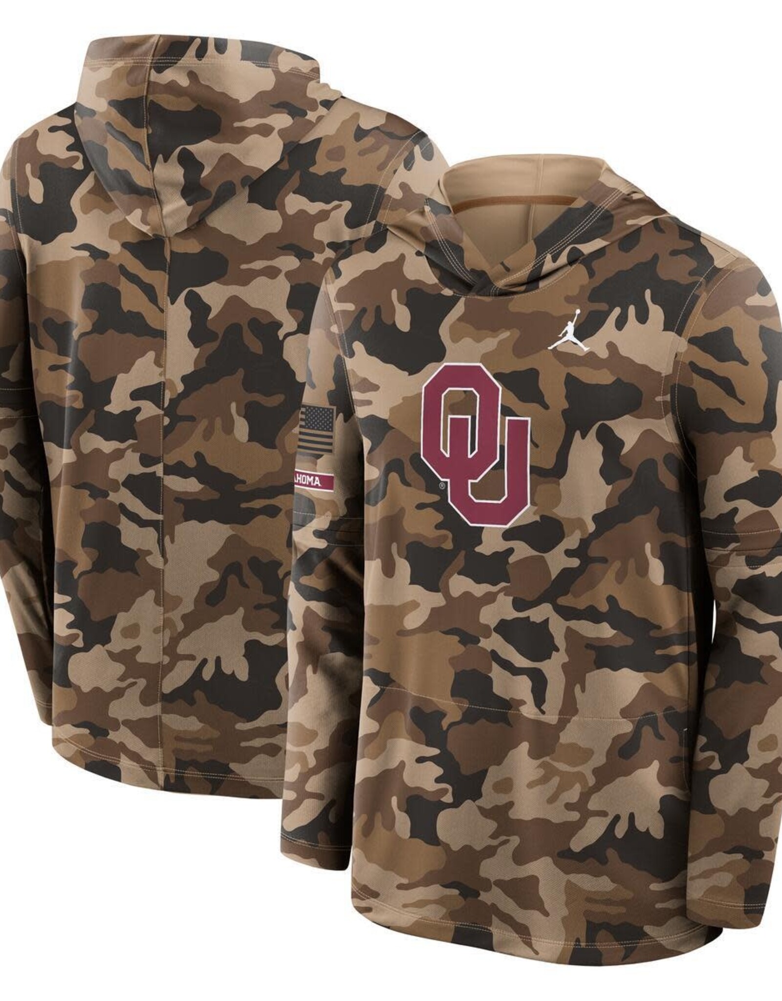 Jordan Men's Jordan Dri-fit Military Appreciation OU Hoodie