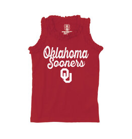 Wes & Willy Toddler Girls OU Ruffle Tank Top