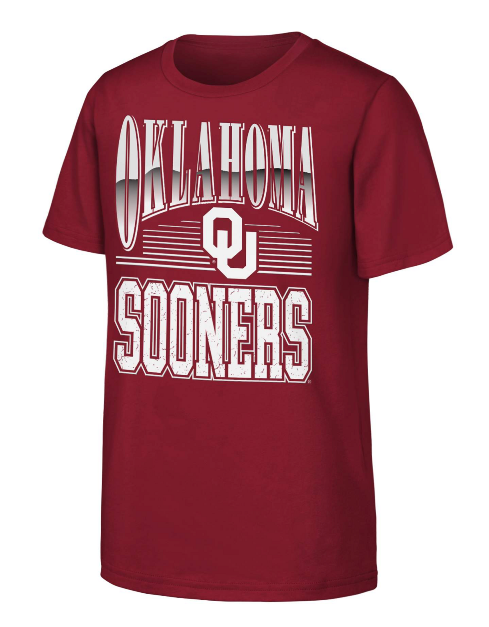 GEN2 Youth Oklahoma OU Chrome Header SS Tee