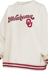 Pressbox Oklahoma "Bonanza" Oversized Fleece Crew