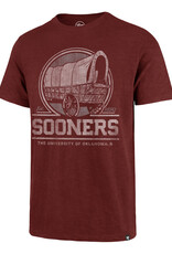 '47 Brand Oklahoma Sooners Cardinal Schooner Mark Scrum Tee
