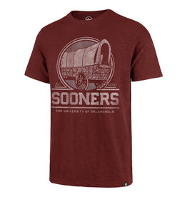 '47 Brand Oklahoma Sooners Cardinal Schooner Mark Scrum Tee