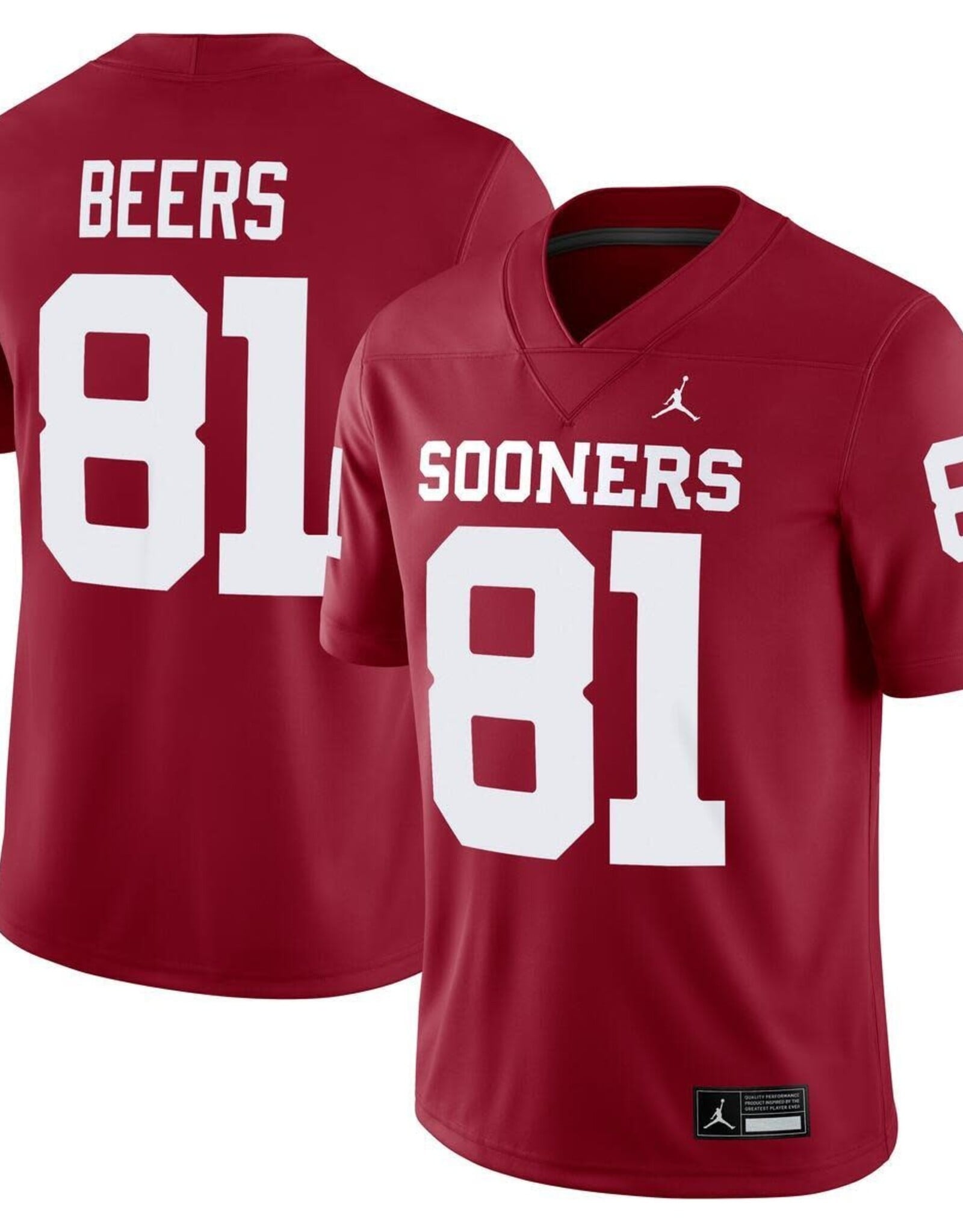 Jordan Jordan Beers  81 Crimson Jersey