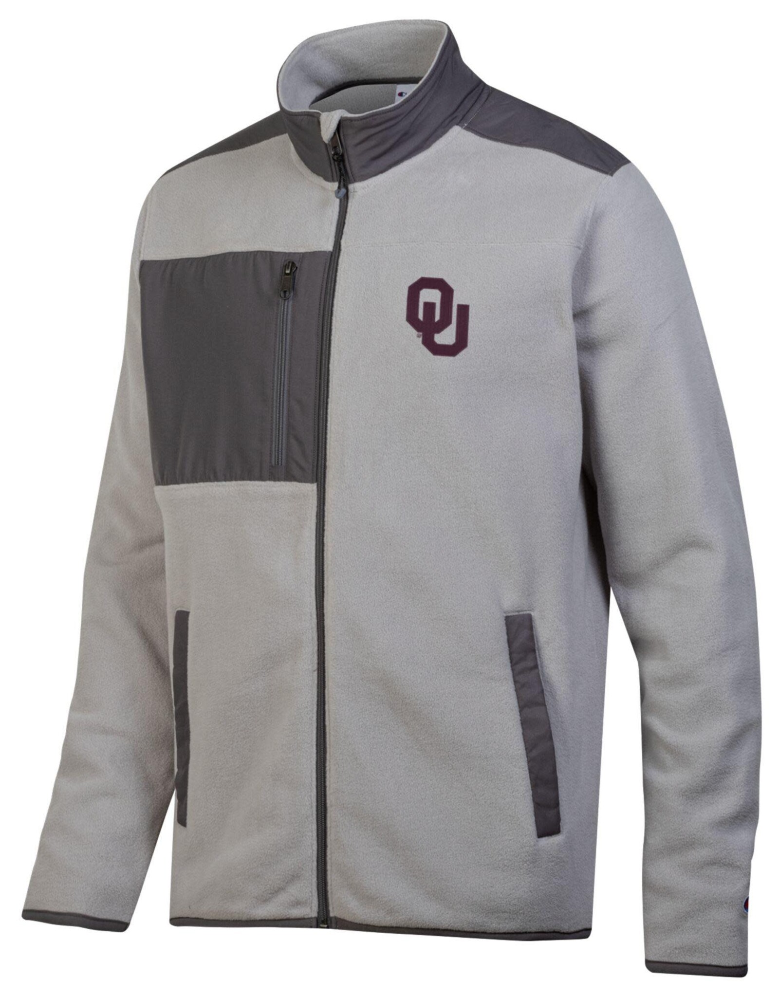 Champion Men's OU Explorer Manhattan Mist Full Zip