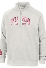 Champion Men's University of Oklahoma Triumph Fleece 1/4 Zip
