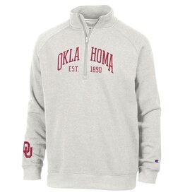 Champion Men's University of Oklahoma Triumph Fleece 1/4 Zip