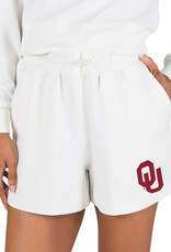 Concepts Sports Ladies White OU Kingston Knit Shorts