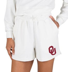 Concepts Sports Ladies White OU Kingston Knit Shorts