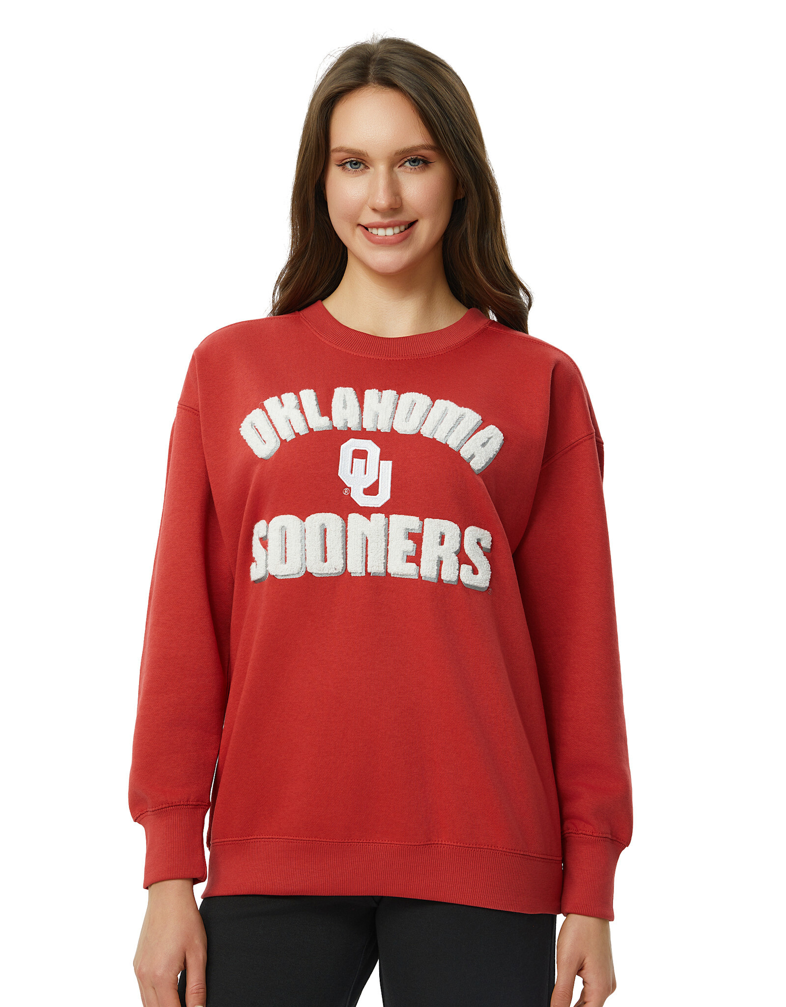 Concepts Sports Ladies' "Ascent" Oklahoma Sooners Fleece Top