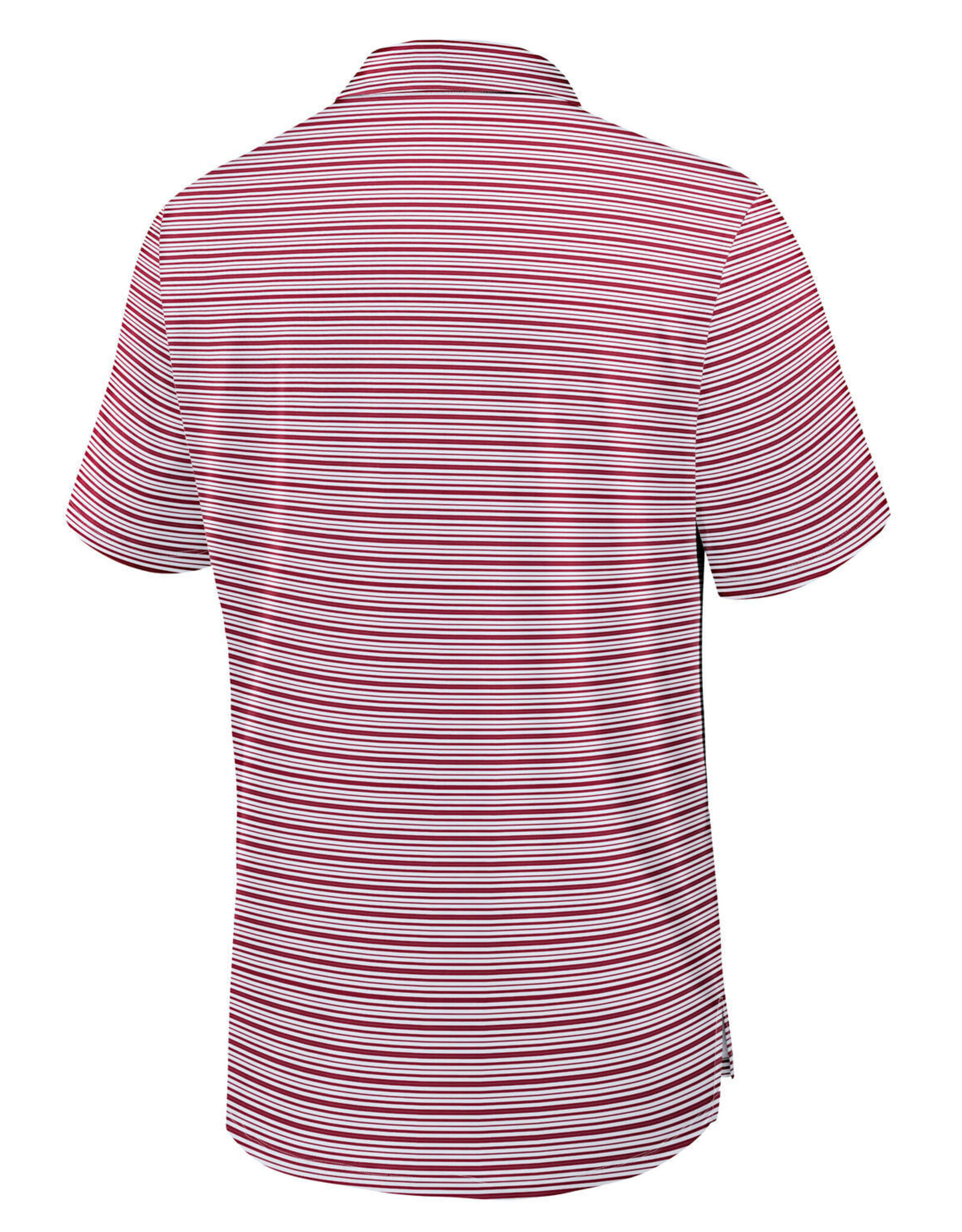 Jordan Road Ahead OU Crimson/White Striped Polo