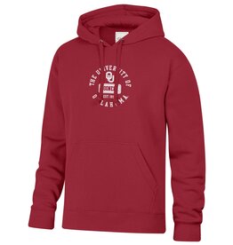 Gear For Sports Crimson OU Sooners Cotton Tumbled Hoodie