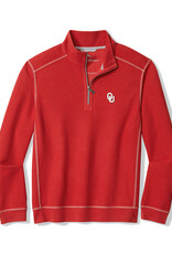 Tommy Bahama Men's Tommy Bahama Montego Bay Crimson OU Half Zip