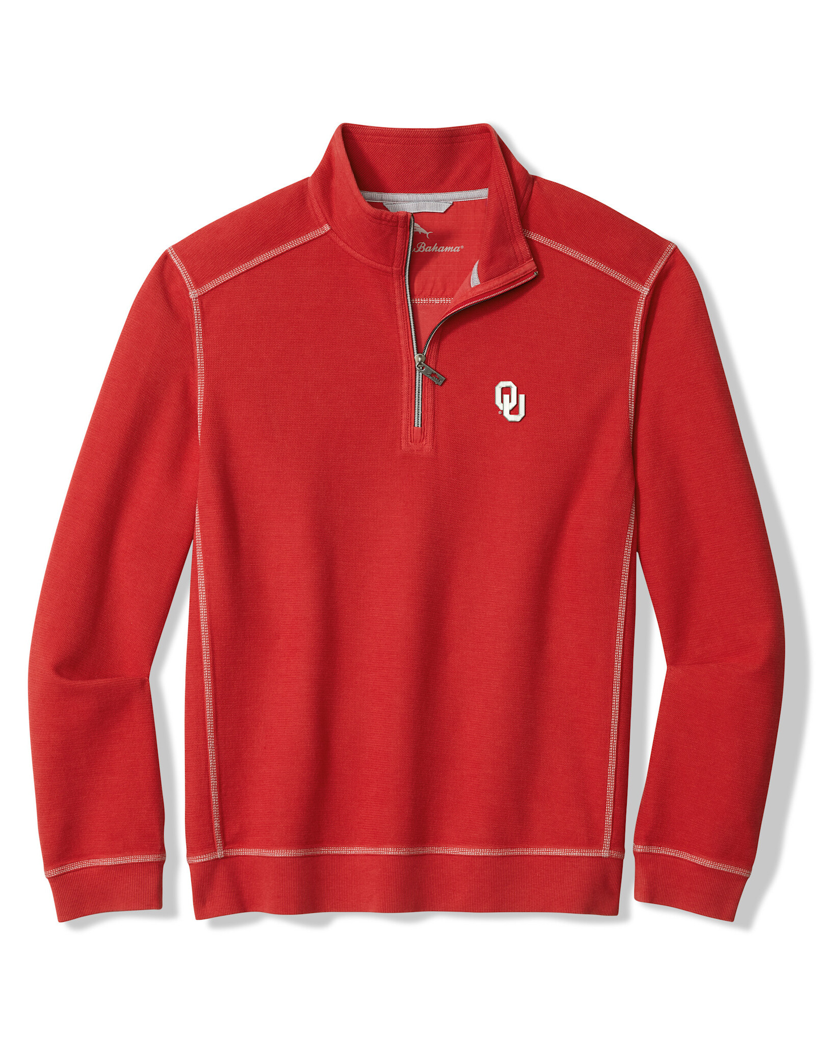 Tommy Bahama Men's Tommy Bahama Montego Bay Crimson OU Half Zip