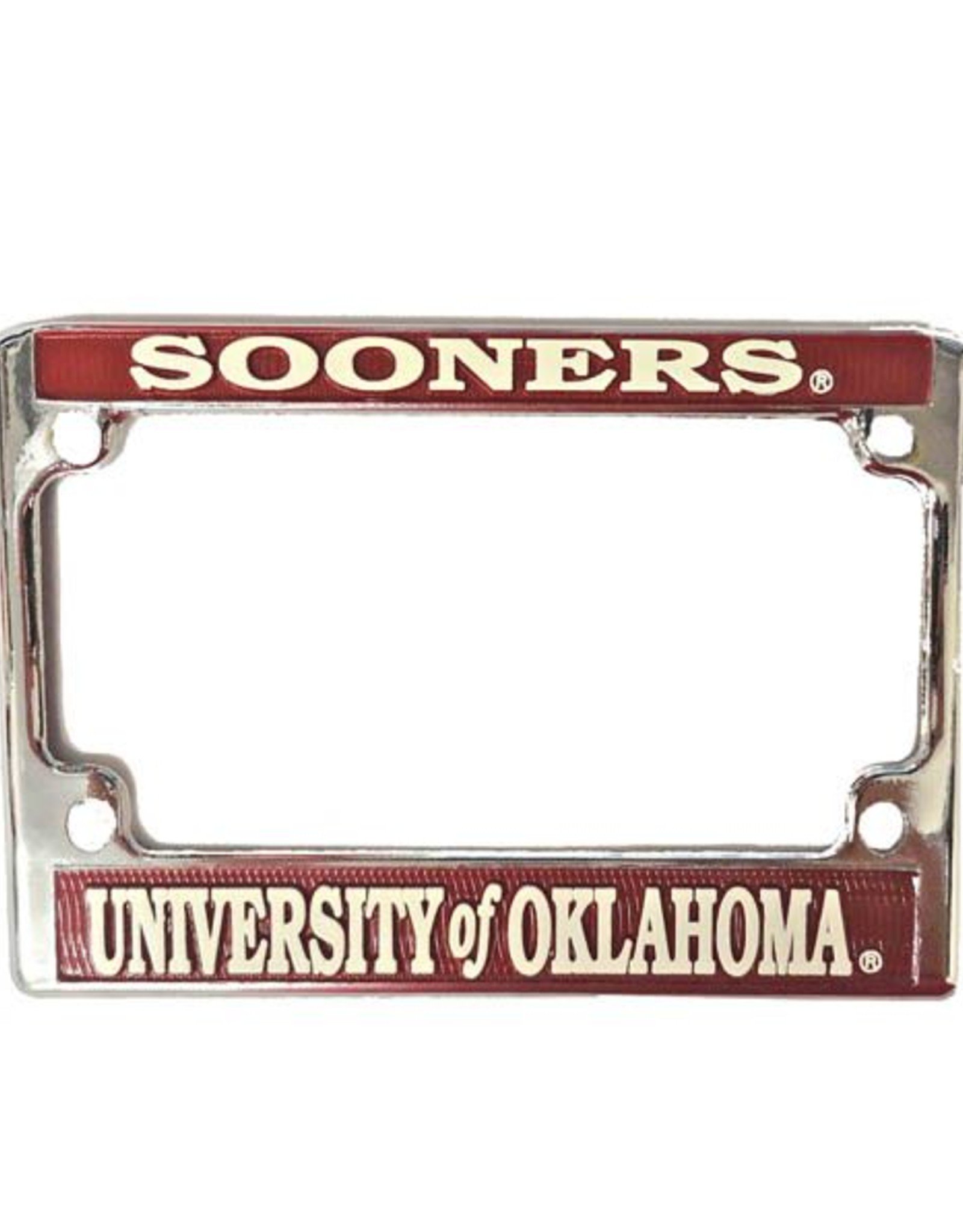 Jag Sooners/University of Oklahoma Motorcycle License Frame