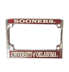 Jag Sooners/University of Oklahoma Motorcycle License Frame