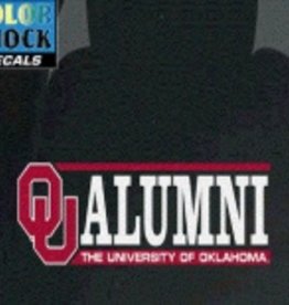 Color Shock OU Alumni Horizontal Auto Decal 2.1"x6.5"