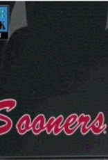 Color Shock Sooners Script Small Auto Decal 2.1"x8.5"