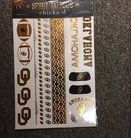 Chicka-d Spirit Tattoos Gold-Tone