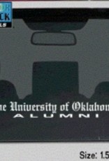 Color Shock The University of Oklahoma Alumni Old English Auto Decal 1.5"x15.5"