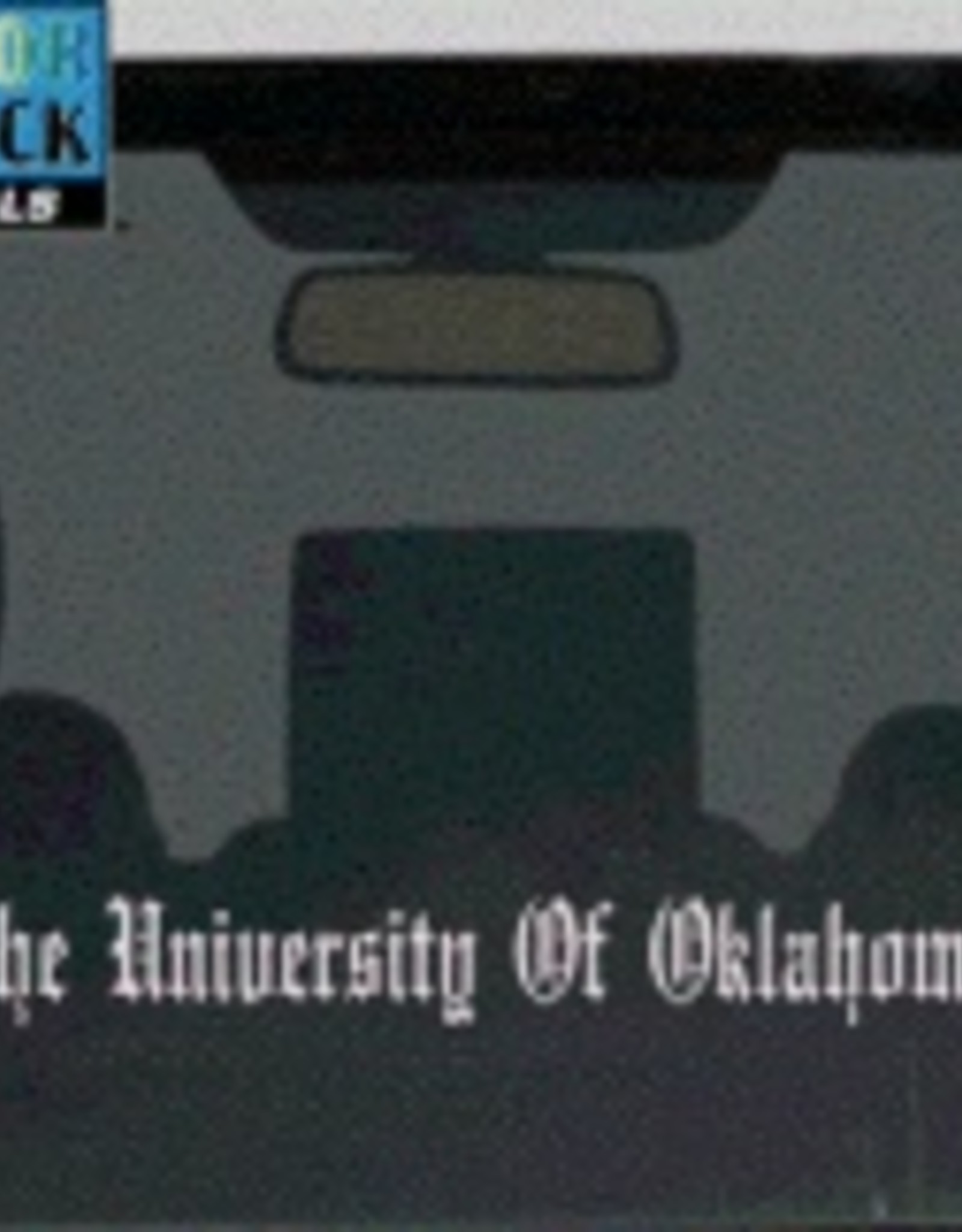 Color Shock The University Of Oklahoma Old English White Auto Decal 1.5"x15.5"