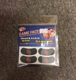 Game Face Game Faces Eye Black Strips Black Peel & Stick