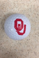 Team Golf OU White Golf Ball Single